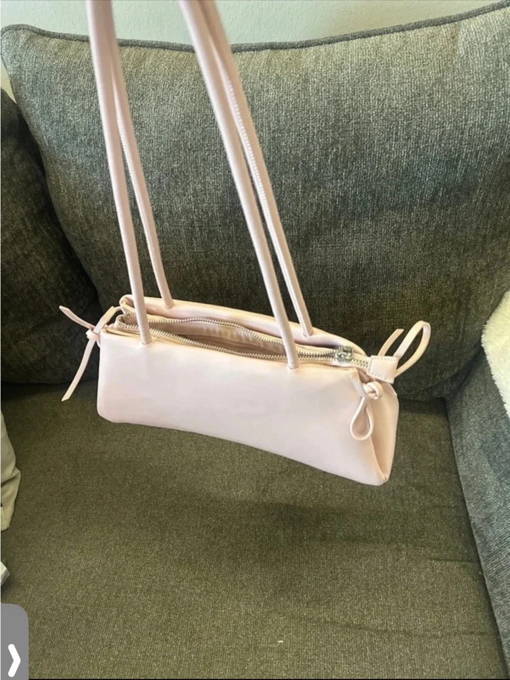 Elegant Soft Pink Shoulder Bag